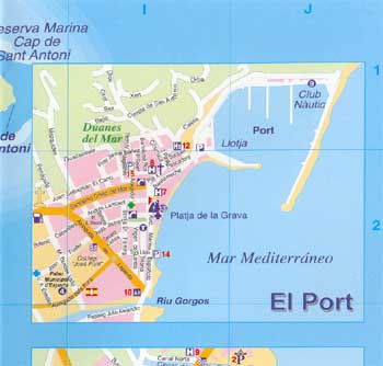 Map of Javea 4, Alicante